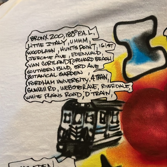 Awake Men’s Large white t-shirt.NWOTFire benefit. Limited release airbrushed - Picture 5 of 11